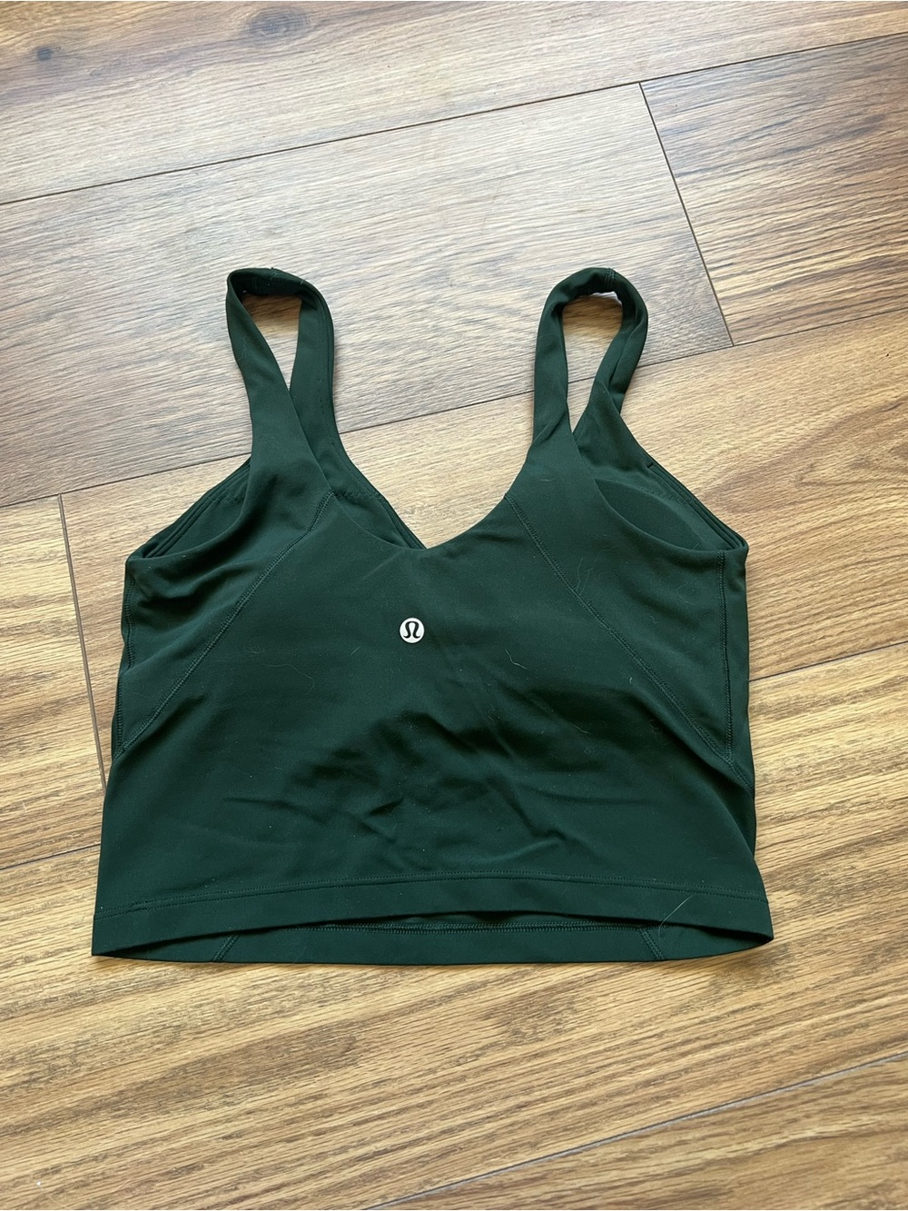 Lululemon Dark Green Align Bralette with Built in Bra - Picture 2 of 5